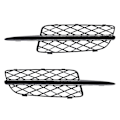 Miniatyrbilde 1 av 5: Blank Svart Honeycomb Front Støtfanger Nedre Grilldeksler For - X5 E70 2007-2010 51117159593 51117159