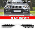 Miniatyrbilde 2 av 5: Blank Svart Honeycomb Front Støtfanger Nedre Grilldeksler For - X5 E70 2007-2010 51117159593 51117159