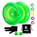 Miniatyrbillede 1 af 3: Responsiv Yoyo K1-plus Med Yoyo Pose + 5 Snore Og Yo-yo Handske Gave, grøn