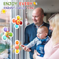 Miniatyrbild 4 av 4: Paket Sugpropps Snurrileksaker, Lätt att Greppa, Sensorisk Bebis Tidig Utbildning, Snurrileksaker Badleksaker, Bästa Strandleksaker för Pojkar, Flickor...