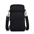 Miniatyrbild 1 av 5: Mobile Phone Bag with Shoulder Strap in Durable Nylon and Polyester - Black