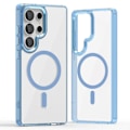 Miniatyrbild 1 av 4: (Blue) Case for Samsung Galaxy S25 Ultra Compatible with MagSafe TPU+PC Transparent Mobile Case Blue