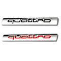 Pikkukuva 3 / 4: Quattro Logo Metallinen Auton Takaluukun Tunnusmerkki Tarra Koriste A4l A6l:lle Red