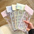 Pikkukuva 3 / 3: Kuori iPhone 16:lle, Läpinäkyvä Söpö Nauha Rusetti Kuvio Esteettinen Läpinäkyvä Puhelinkuori Korotettu Kameran Suoja Tytöille - Pinkki iPhone 16 pink iPhone15