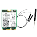 Miniatyrbillede 1 af 5: WIFI 7 BE200 BE200NGW WiFi Kort+Antenne BT 5.4 802.11AX Tri-Band M.2 NGFF Trådløst Netværksadapter f