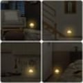 Miniatyrbillede 4 af 5: LED-natlampe til børn, baby, natlys-stikkontakt, lyssensor, varm hvid, 3D-skylampe