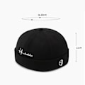 Miniatyrbilde 2 av 4: Docker-lue i bomull SVART BLACK