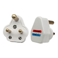 Miniatyrbilde 3 av 5: 5 Amp Rundstiftplugger Strømplugger 3-Pinners Lysplugger For Scenebelysning Lampe (svart 5 stk) White 5
