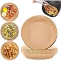 200-pack - AirFryer papper - 16 cm Airfryer-brun