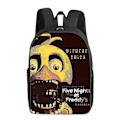 Miniatyrbillede 3 af 3: Five Nights at Freddy's Skolerygsæk 3D Print FNAF Skoletaske Tegneserie Mode Rygsække Laptop Tasker Studenter Taske Skoletaske Gave [HK] 1- Perfekt 1 40x28...