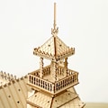 Miniatyrbillede 4 af 5: 3D Træpuslespil Slotssæt, Arkitekturmodel Sæt, Mekanisk Trækonstruktionsspil