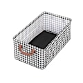 Miniatyrbillede 2 af 2: Tøjopbevaringskasse, houndstooth, hjemmegarderobe, bukseopbevaringskasse, stofkasse, lagdelt foldbar artefakt opbevaringskasse