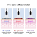 Miniatyrbillede 4 af 5: Ems Microcurrent Ansigts- og Hals Skønhedsenhed Led Photon Opstrammende Foryngelse Anti-rynke Tynd Dobbelt Hage Hudpleje Ansigtsmassager Hvid
