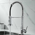 Miniatyrbild 1 av 5: Köksblandare för flexibla användningsområden, lättinstallerad utdragbar spray med två funktionsstrålar
