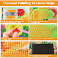 Miniatyrbild 5 av 5: Solnedgång Tiger Djur Diamantkonst Kit (för Vuxna), Diamantmålningskit (för Vuxna), Full Rund Diamant Diamant Ädelsten Konst Broderi Kit (för Barn),