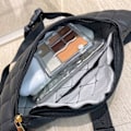 Miniatyrbild 5 av 5: Dam Midjeväska Fanny Pack Bröstväskor - högkvalitativ svart