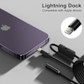 Miniatyrbild 2 av 4: REMAKE Endoskop för iPhone, Inspektionskamera med 7,9 mm-objektiv för iPhone och iPad, 5 m Halvstyv Kabel Boroskop IP68 Vattentät
