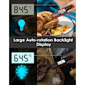 Miniatyrbild 3 av 5: Digital kökstermometer med omedelbar avläsning, kötttermometer med lång sond och stor LCD-skärm Dual
