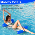Miniatyrbild 5 av 5: Uppblåsbar vattenhängmatta - Pool Lounger Float Bed