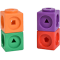 Miniatyrbild 3 av 4: Math Cubes - Set med 100 länkkuber för tidig matematikundervisning