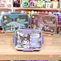 Miniatyrbilde 3 av 4: Matboks med trykk, integrert kawaii matboks med 4-punkts lås for mat, snacks og frukt color 1