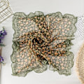 Miniatyrbillede 5 af 5: Chiffon Georgette tørklæde til damer i ensfarvede farver Tørklæder & Sjaler Green