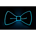 Miniatyrbillede 3 af 5: LED Julehilsen Sløjfe Butterfly Sløjfer Kostume Lys Neon Led Glødende Tråd Lys Op Rem Justerbar til Halloween Kostume Cosplay Party