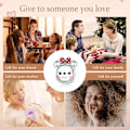 Miniatyrbilde 5 av 5: Hvite Kobber Cubic Zirconia Anheng Charms for Armbånd color 1