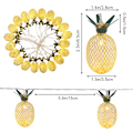 Miniatyrbillede 2 af 5: 1 pakke ananas lyskæder, 16ft ledning med 30 stk ananas lys, batteridrevet fe lyskæder til fest