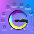 Pikkukuva 4 / 5: Älykäs Bluetooth-kaiutin langattomalla latauksella, himmennettävä yövalo G-kaiutinvalo, sovellusohjaus, RGB-värimuutos black