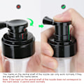 Miniatyrbilde 2 av 5: 2 stk. sprayflaske, påfyllbar hårfiberapplikator for frisørsalong, hjem, skjønnhet (140 ml + 140 ml)
