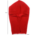 Miniatyrbilde 2 av 5: Dame Balaclava Ski Hood lue Vindtett Ansikts Skjerf Snood Vinter Strikket Lue Huer Skimaske Skilue Utendørs for Motorsykkel Ski Sykling Unisex, Rød