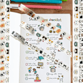 Pikkukuva 3 / 5: Teippi - 15mm Washi-teippiseti, Scrapbooking-tarvikkeet, Journal-tarvikkeet