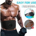 Pikkukuva 2 / 5: Abs Stimulate Ab Workout Abdominal Flex Toner Belt Waist Trainer Fitness Trimmer for Home & Office