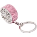 Miniatyrbillede 1 af 2: Bilhjulformet nøglering, MoreChioce Bling Bling kunstig krystal og legering nøglering kreativ mode dekoration
