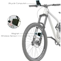 Miniatyrbillede 4 af 5: Trådløs cykelcomputer, IP66 vandtæt cykelcomputer 21 funktioner LCD hastighed cykel speedometer