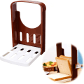Miniatyrbild 1 av 5: Brödskivare, kökstillbehör, bröd/bakning, kompakt hopfällbar brödskivare för smörgåsar