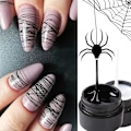 Miniatyrbild 2 av 5: 4 färger spindelgel för nagelkonst, målnings elastisk ritning spindelgel blötläggning UV LED gelpolering