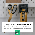 Pikkukuva 4 / 4: Neodyymimagneetit, helppo ja nopea kiinnitys muistiinpanoihin magneettitaululle, tarvikkeet toimistoon, kotiin, kouluun Orange