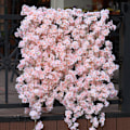 Miniatyrbilde 4 av 5: 3 stk 180 cm Kunstig Kirsebærblomst Krans Dekorasjon, Kirsebærblomst Krans Kunstig Blomst Vine Krans for Hage Balkong Dekorasjon