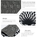 Pikkukuva 3 / 5: Ovimatto, 3D Magic Checkered Optical Illusion Ovimatto Visuaalinen Illuusio Matto Suorakulmainen Ulkoeteisen Matto
