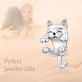 Miniatyrbilde 3 av 5: Hvite Kobber Cubic Zirconia Anheng Charms for Armbånd color 2