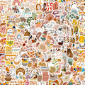 Miniatyrbillede 2 af 5: 200 Stykker Boho Stickers, Vandflaskestickers, Vandfaste Stickers, Vandfaste Stickers til Laptop, Scrapbog, Guitar, Mobiltelefon osv