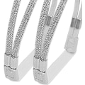 Miniatyrbilde 4 av 5: Skolisser, høye hæler for kvinner, elastiske stropper, hælstropper Silver