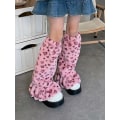 Miniatyrbilde 1 av 2: Kvinners Faux Fur Leg Warmers Fluffy Fuzzy Long Boot Cuff Covers