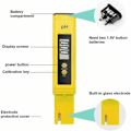 Miniatyrbillede 2 af 3: Digitalt pH-meter, Atc-vandkvalitetstester, 0-14Ph-område, Ph-tester til hjemmebrug