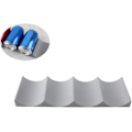 Miniatyrbilde 4 av 5: Europeisk stil vinstativ plast vinflaske display stabling matte