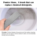 Pikkukuva 2 / 5: Pumice-kivi wc-puhdistukseen, pumice-tikut vedenpoistorinkien tahrojen poistamiseen wc-altaista, 6 kappaleen pakkaus