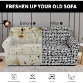 Miniatyrbilde 4 av 5: Sofaovertrekk, elastisk sofaovertrekk, sofaovertrekk, sklisikkert sofaovertrekk Carlo 300cm