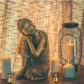Miniatyrbillede 4 af 5: Røgelsebrænder, kobber røgelsebrænder holder kegleholder græskar røgelsebrænder til Joss Stick, tårnrøgelse, røgelsesspiral